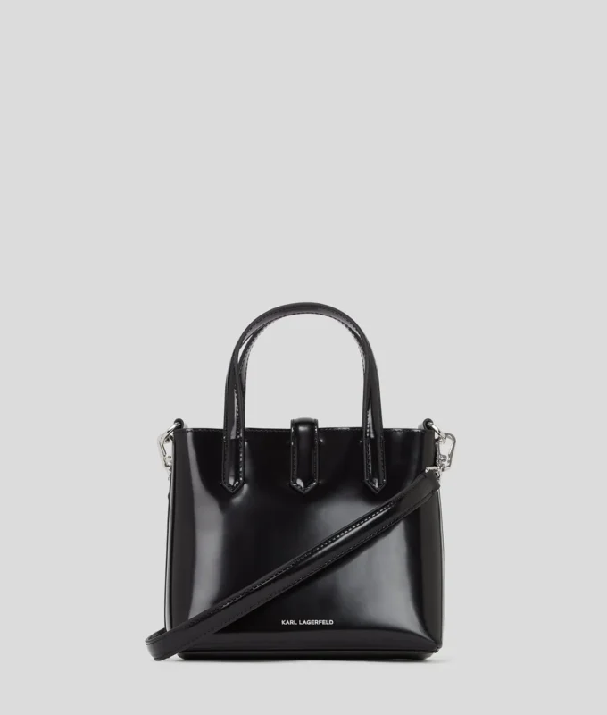 K/AUTOGRAPH PADLOCK MINI TOTE BAG K/AUTOGRAPH PADLOCK MINI TOTE BAG