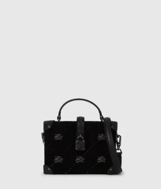 K/Autograph Padlock Strass-Koffer-Tasche K/Autograph Padlock Strass-Koffer-Tasche