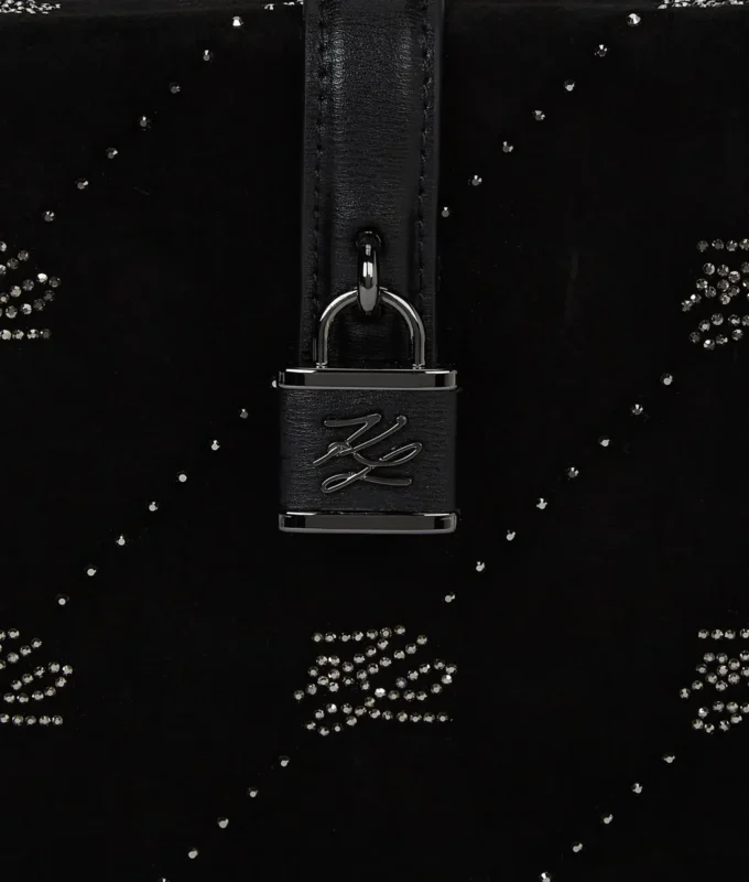 K/Autograph Padlock Strass-Koffer-Tasche K/Autograph Padlock Strass-Koffer-Tasche