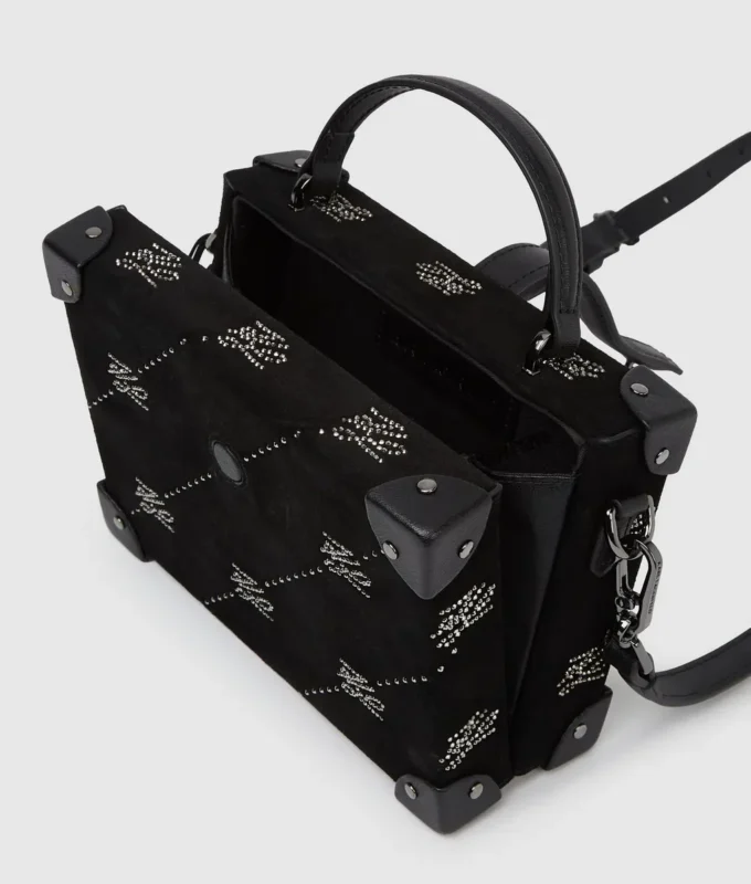 K/Autograph Padlock Strass-Koffer-Tasche K/Autograph Padlock Strass-Koffer-Tasche