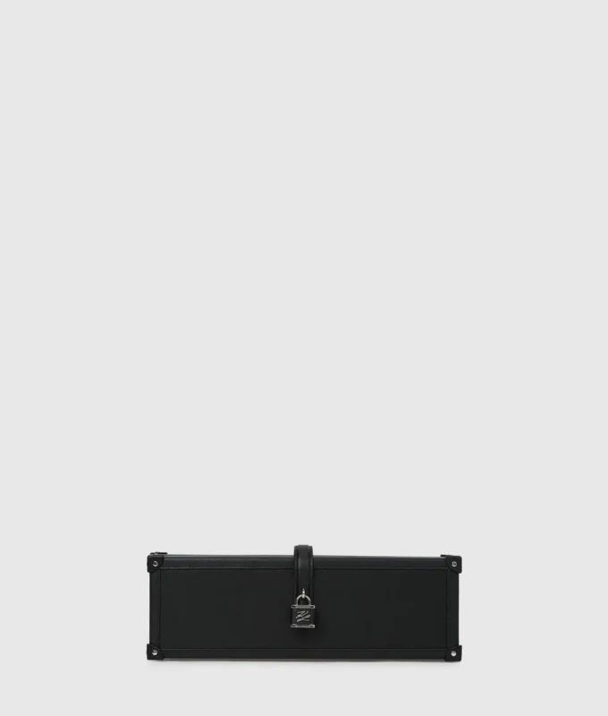 K/Autograph Padlock Trunk Clutch K/Autograph Padlock Trunk Clutch
