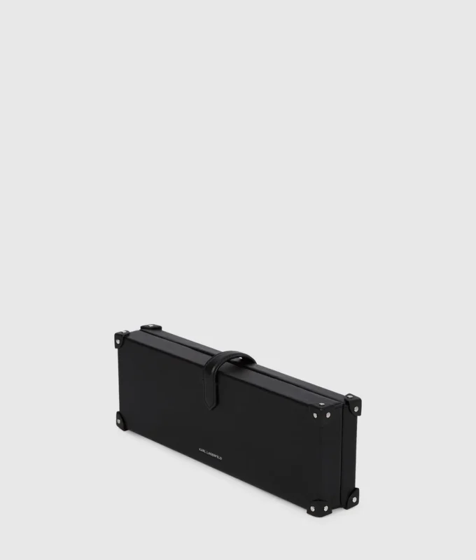 K/Autograph Padlock Trunk Clutch K/Autograph Padlock Trunk Clutch