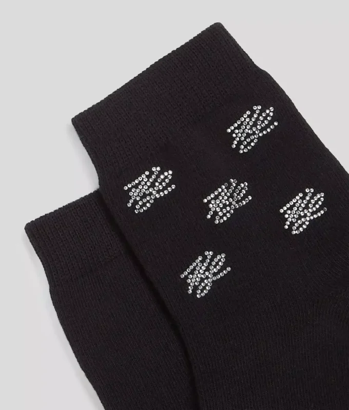 K/AUTOGRAPH RHINESTONE SOCKS – 2ER-PACK