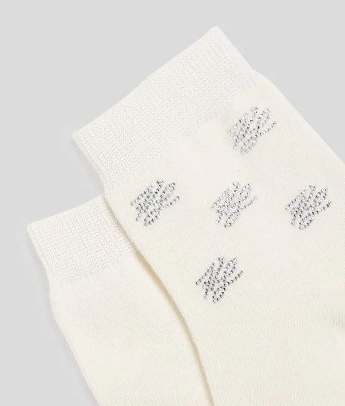 K/AUTOGRAPH RHINESTONE SOCKS – 2ER-PACK