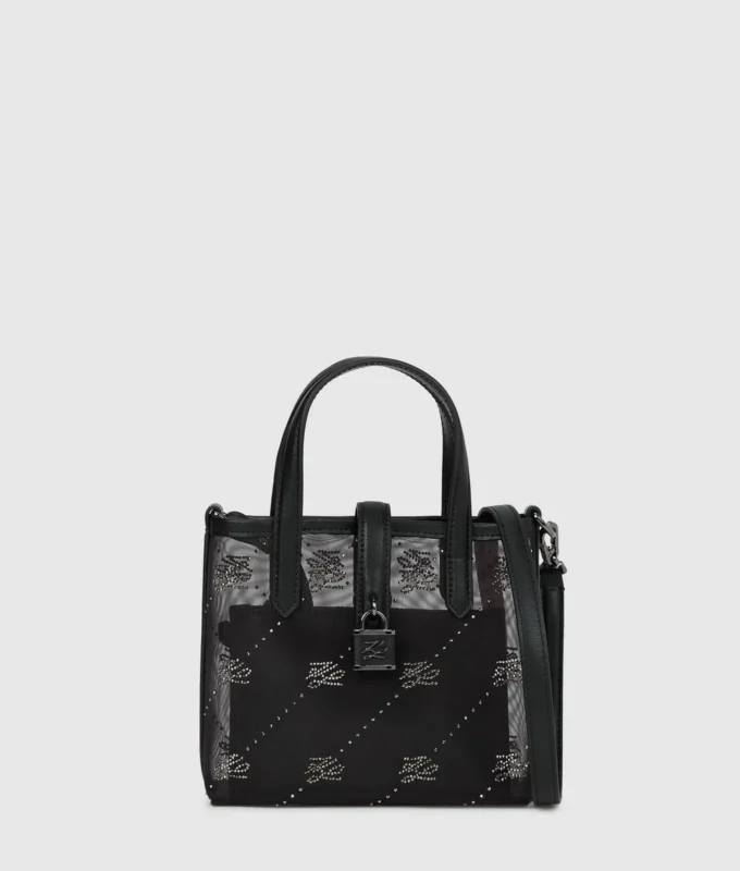 K/Autograph Tote Bag mit Strass-Verschluss
