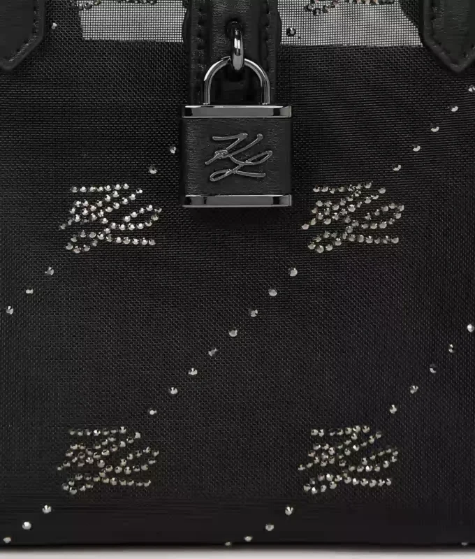 K/Autograph Tote Bag mit Strass-Verschluss