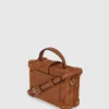 K/Autograph Trunk Bag aus Wildleder mit Vorhängeschloss K/Autograph Trunk Bag aus Wildleder mit Vorhängeschloss