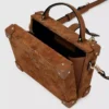 K/Autograph Trunk Bag aus Wildleder mit Vorhängeschloss K/Autograph Trunk Bag aus Wildleder mit Vorhängeschloss