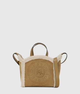 K/Circle kleine Shearling-Tasche K/Circle kleine Shearling-Tasche