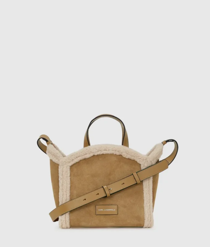 K/Circle kleine Shearling-Tasche K/Circle kleine Shearling-Tasche
