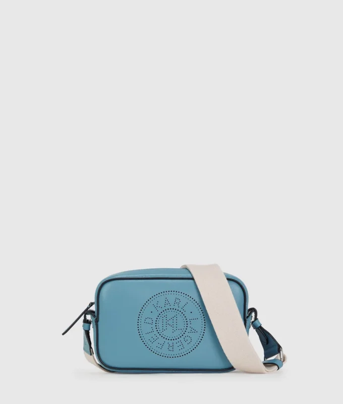 K/CIRCLE PERFORATED CROSSBODY BAG K/CIRCLE PERFORATED CROSSBODY BAG