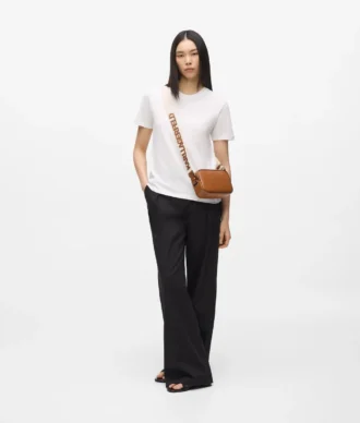 K/CIRCLE PERFORATED CROSSBODY BAG