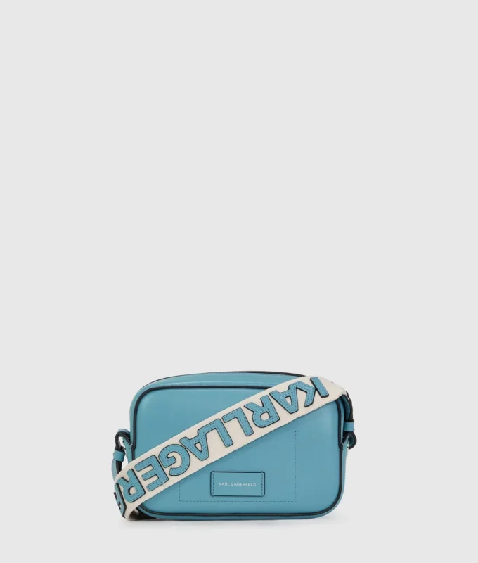 K/CIRCLE PERFORATED CROSSBODY BAG K/CIRCLE PERFORATED CROSSBODY BAG