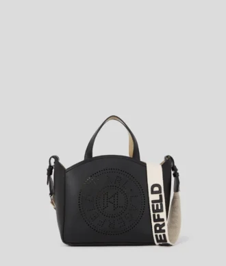 K/CIRCLE PERFORATED SMALL TOTE BAG