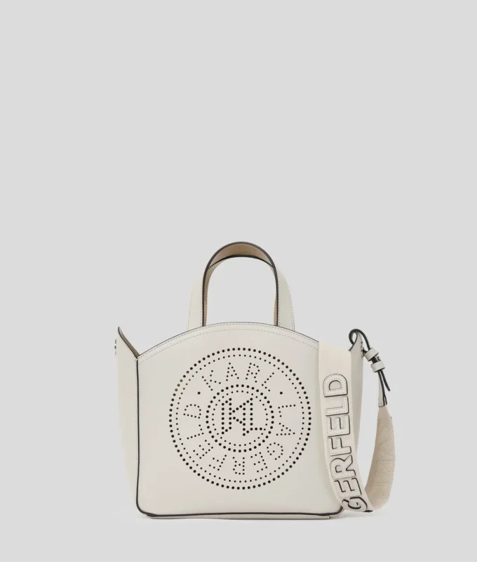 K/CIRCLE PERFORATED SMALL TOTE BAG K/CIRCLE PERFORATED SMALL TOTE BAG
