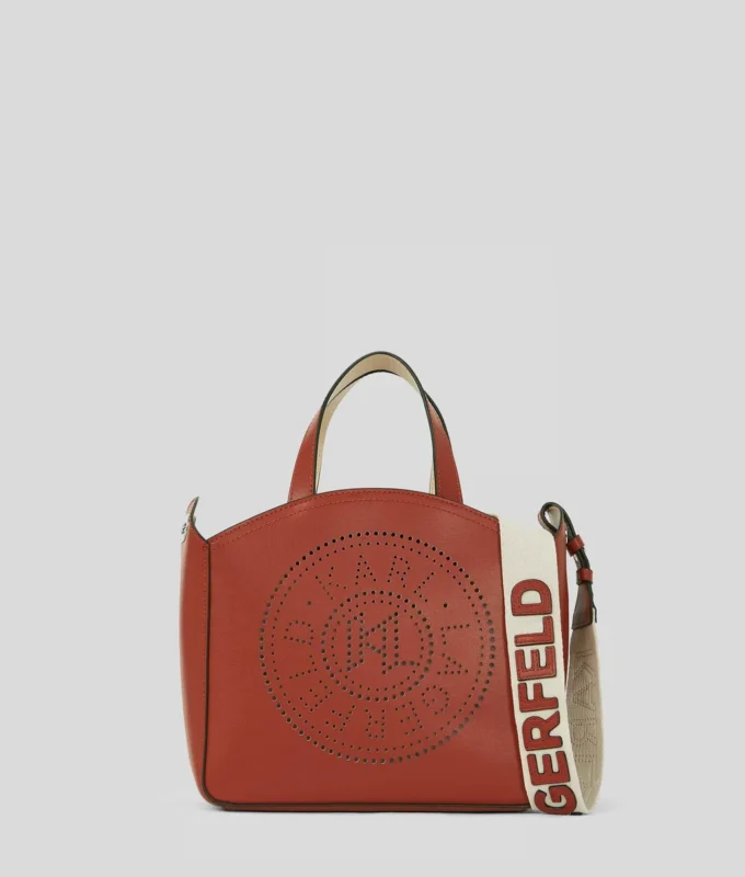 K/CIRCLE PERFORATED SMALL TOTE BAG K/CIRCLE PERFORATED SMALL TOTE BAG