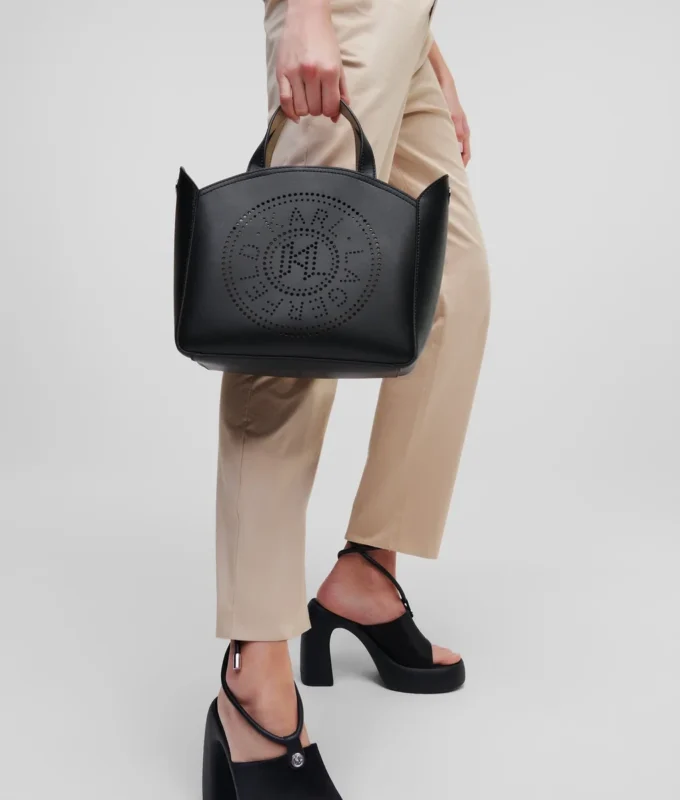 K/CIRCLE PERFORATED SMALL TOTE BAG K/CIRCLE PERFORATED SMALL TOTE BAG