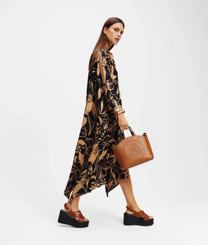 K/CIRCLE PERFORATED SMALL TOTE BAG K/CIRCLE PERFORATED SMALL TOTE BAG