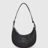 K/Circle Schultertasche mit Nieten und Mondmotiv