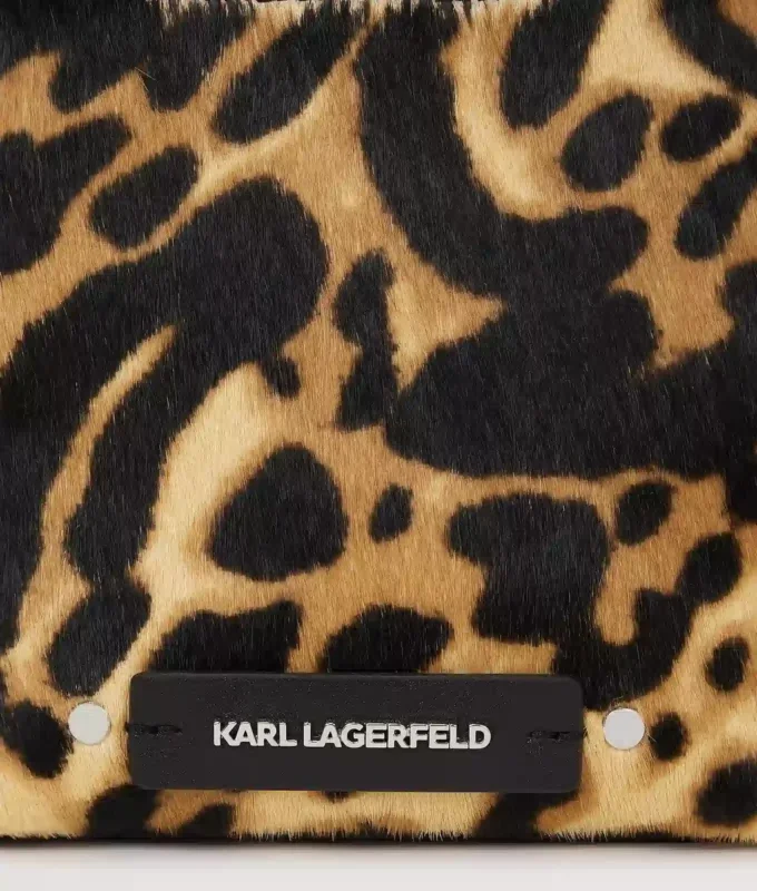 K/Hardware Mini-Tasche mit Leopardenmuster K/Hardware Mini-Tasche mit Leopardenmuster