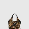 K/Hardware Mini-Tasche mit Leopardenmuster K/Hardware Mini-Tasche mit Leopardenmuster