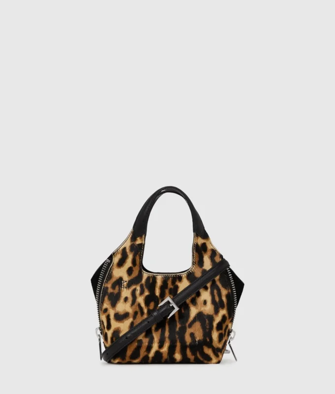 K/Hardware Mini-Tasche mit Leopardenmuster K/Hardware Mini-Tasche mit Leopardenmuster