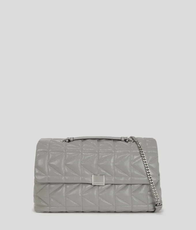 K/KUILT GLÄNZENDE GROSSE SCHULTERTASCHE K/KUILT GLÄNZENDE GROSSE SCHULTERTASCHE