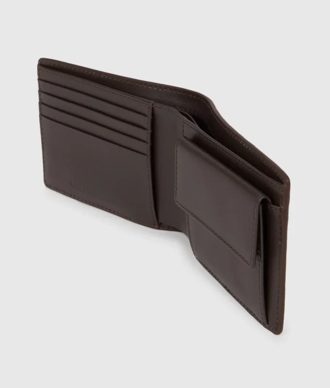 K/LOOM LEDER-BI-FOLD-BRIEFTASCHE