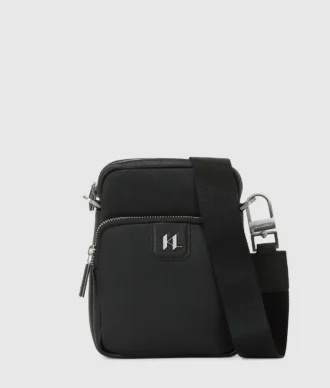K/Monogram Leder-Umhängetasche