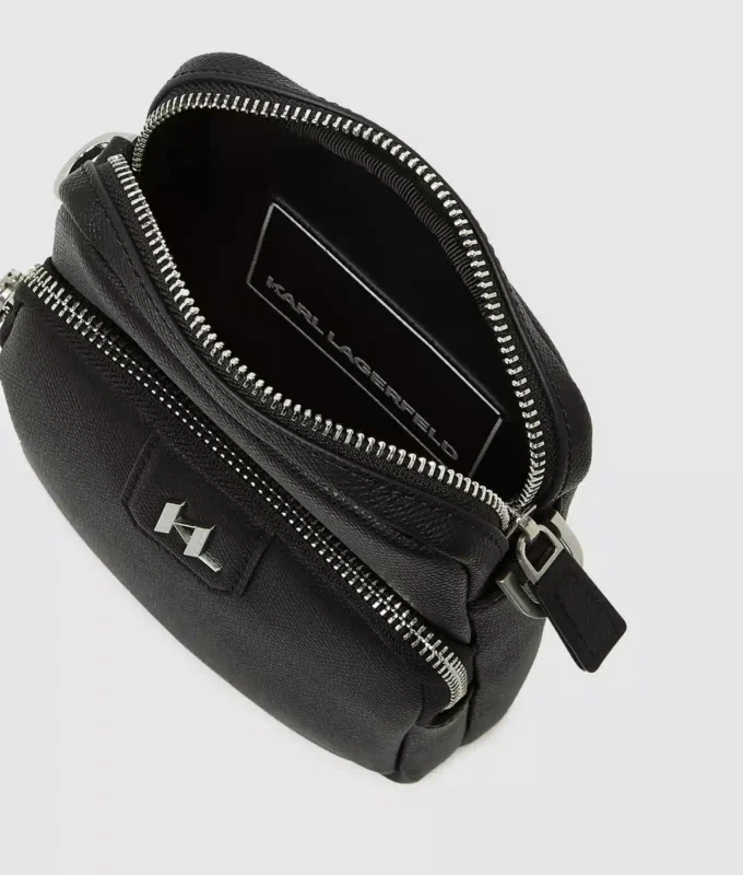 K/Monogram Leder-Umhängetasche K/Monogram Leder-Umhängetasche