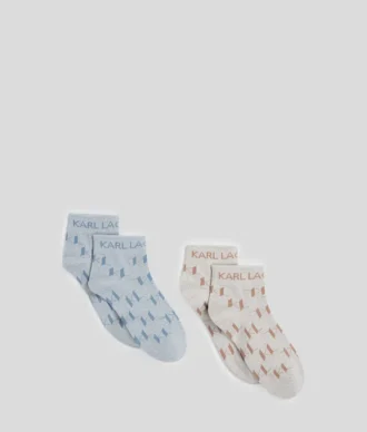 K/MONOGRAM SHORT SOCKS – 2ER-PACK