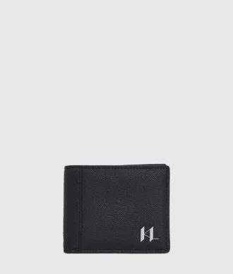 K/Monogramm-Lederbrieftasche