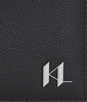 K/Monogramm-Lederbrieftasche