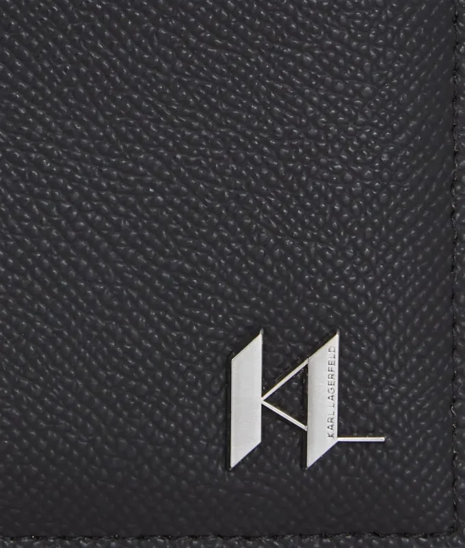 K/Monogramm-Lederbrieftasche