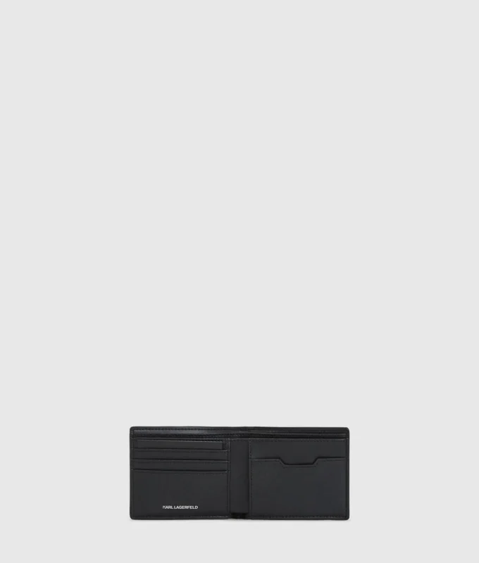 K/Monogramm-Lederbrieftasche