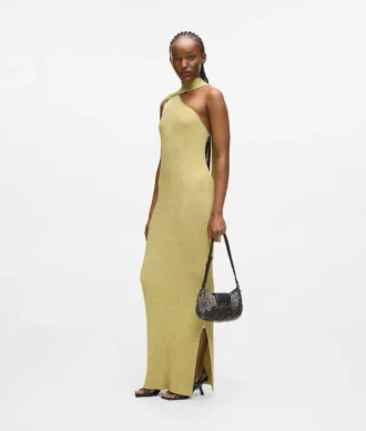 K/Signature Beaded Moon Bag