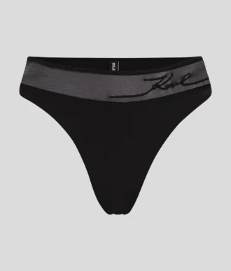 K/SIGNATURE BIKINIHOSE MIT HOHER TAILLE