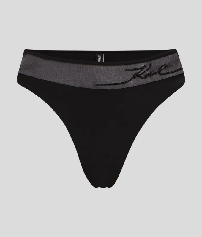 K/SIGNATURE BIKINIHOSE MIT HOHER TAILLE K/SIGNATURE BIKINIHOSE MIT HOHER TAILLE