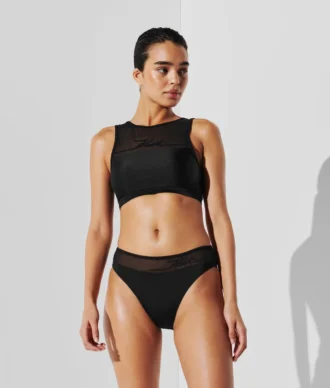 K/SIGNATURE BIKINIHOSE MIT HOHER TAILLE
