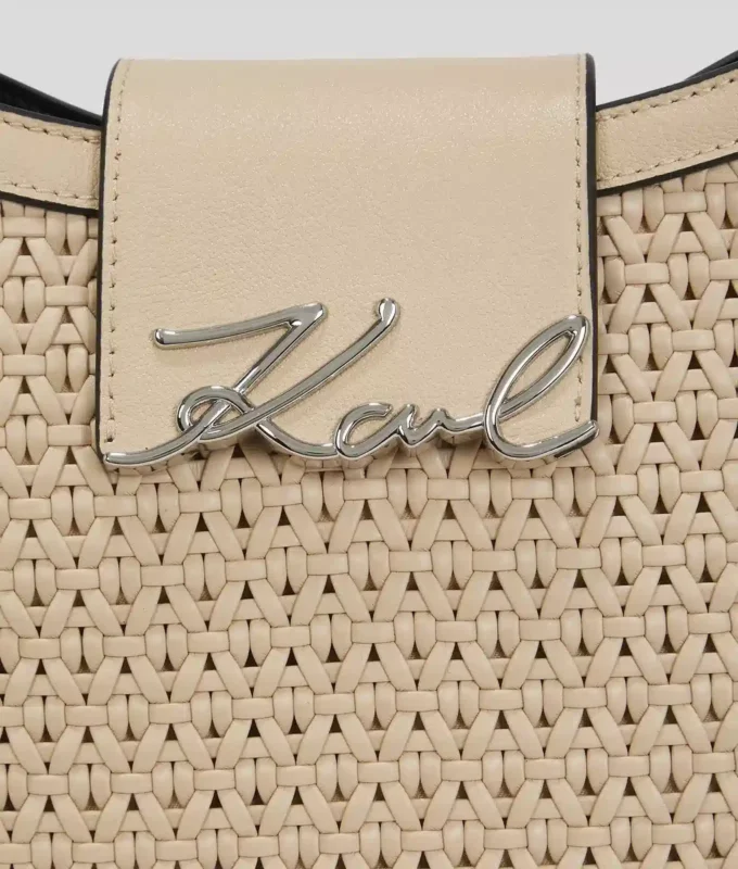 K/SIGNATURE GEWEBTE HOBO-TASCHE K/SIGNATURE GEWEBTE HOBO-TASCHE