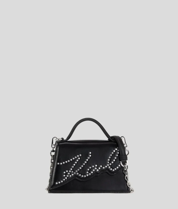 K/SIGNATURE KLEINE CROSSBODY-TASCHE MIT Nieten K/SIGNATURE KLEINE CROSSBODY-TASCHE MIT Nieten