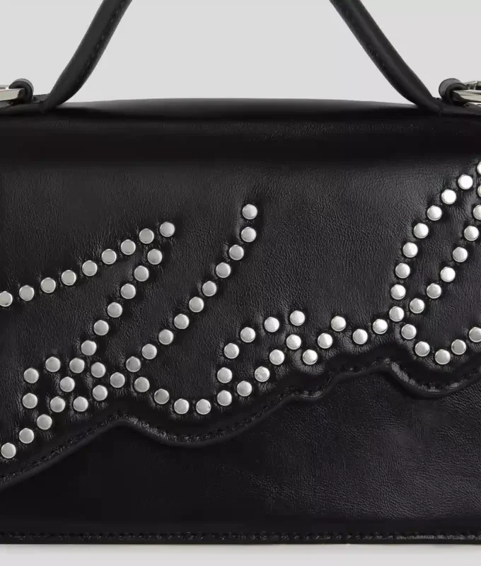K/SIGNATURE KLEINE CROSSBODY-TASCHE MIT Nieten K/SIGNATURE KLEINE CROSSBODY-TASCHE MIT Nieten