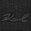 K/Signature kleine gewebte Strandtasche K/Signature kleine gewebte Strandtasche