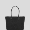 K/Signature kleine gewebte Strandtasche K/Signature kleine gewebte Strandtasche