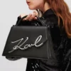 K/SIGNATURE MEDIUM CROSSBODY BAG