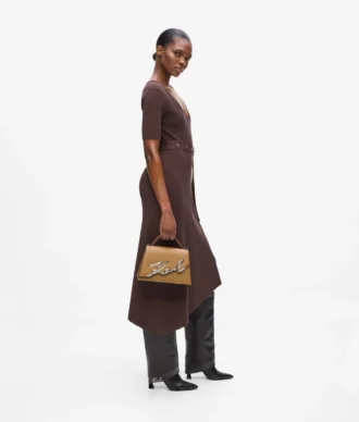 K/SIGNATURE MEDIUM CROSSBODY BAG