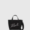 K/Signature Mini-Shopper mit Strasssteinen
