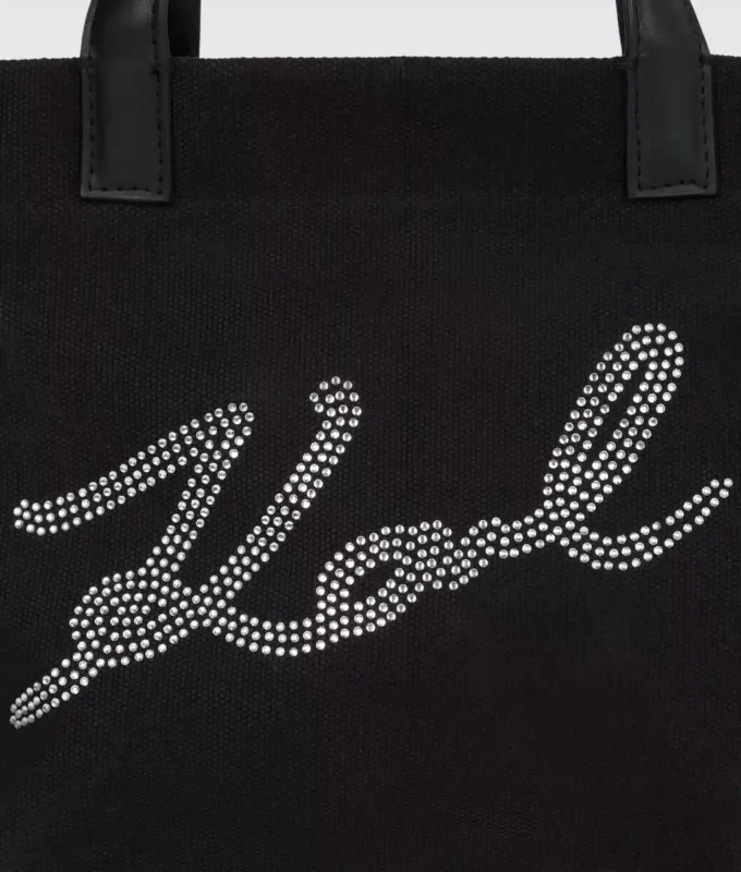 K/Signature Mini-Shopper mit Strasssteinen
