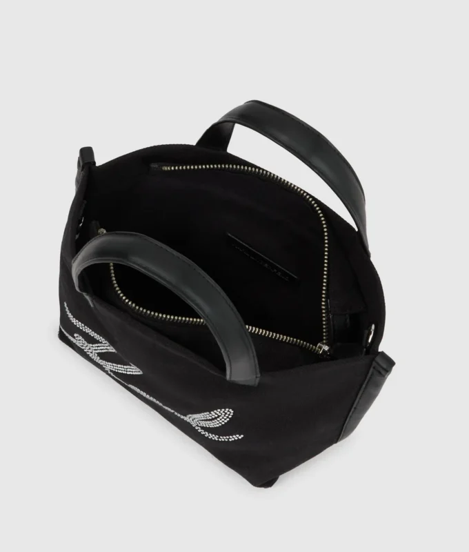 K/Signature Mini-Shopper mit Strasssteinen