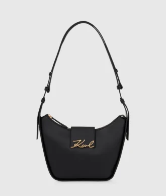 K/Signature mittelgroße Schultertasche mit Reißverschluss
